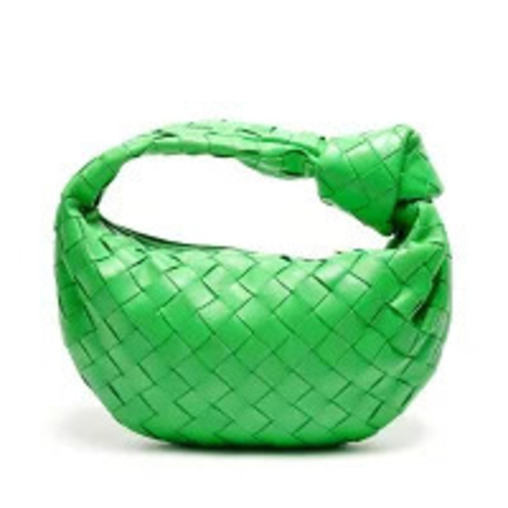Bottega Veneta Intrecciato Jodie Parakeet Green Handbag
